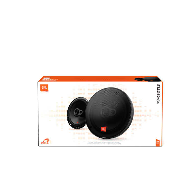 JBL Stage 2 634 Speakerset - Ø 16,5cm (6,5’’ Inch) 3-weg Triaxiaal 250 Watt