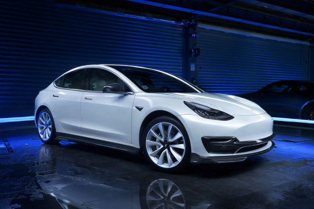 Tesla Model 3 IMP Style Carbon Fiber Full Kit 2017-2020