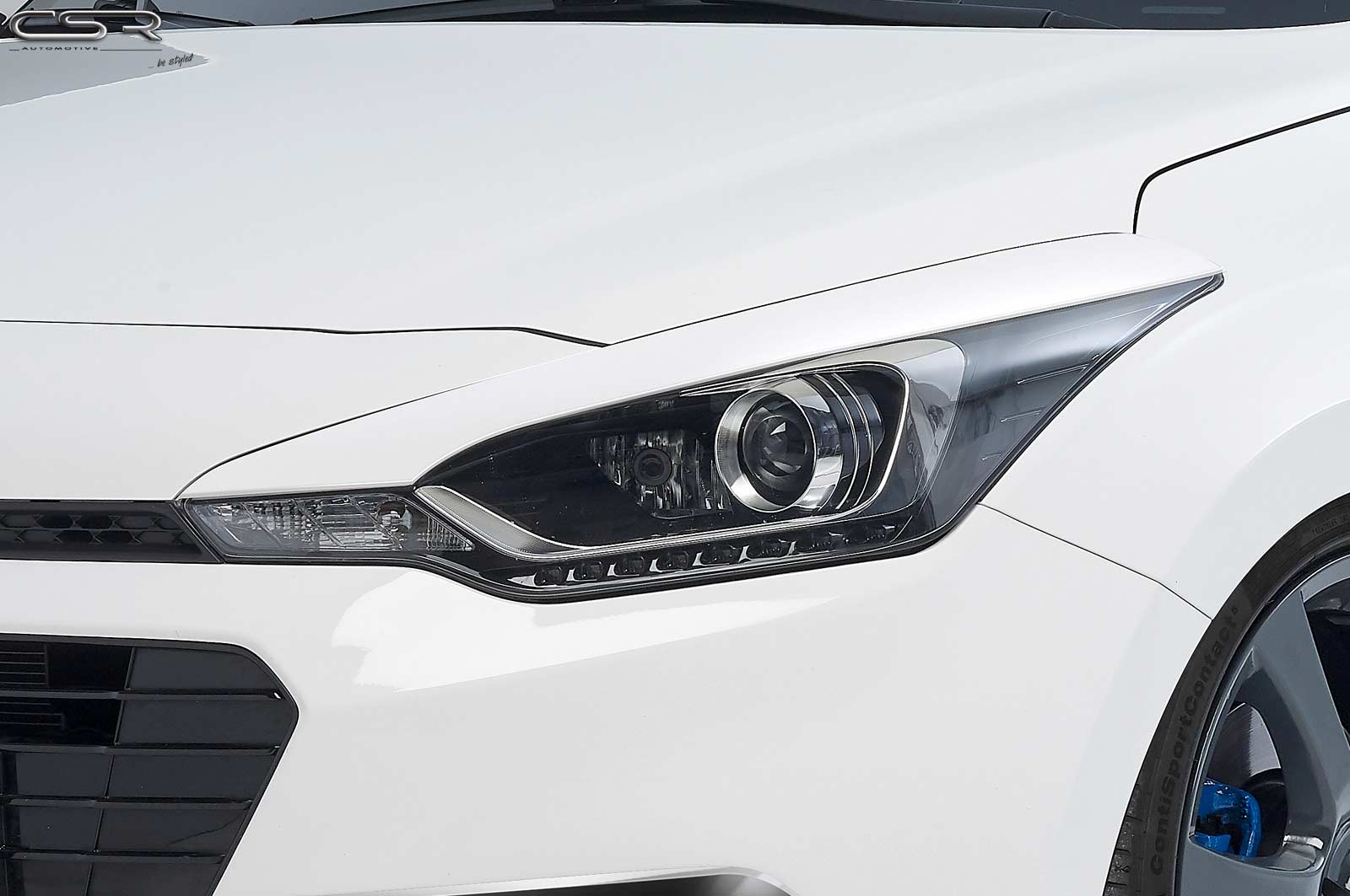 Koplampspoiler Hyundai I20 2014-