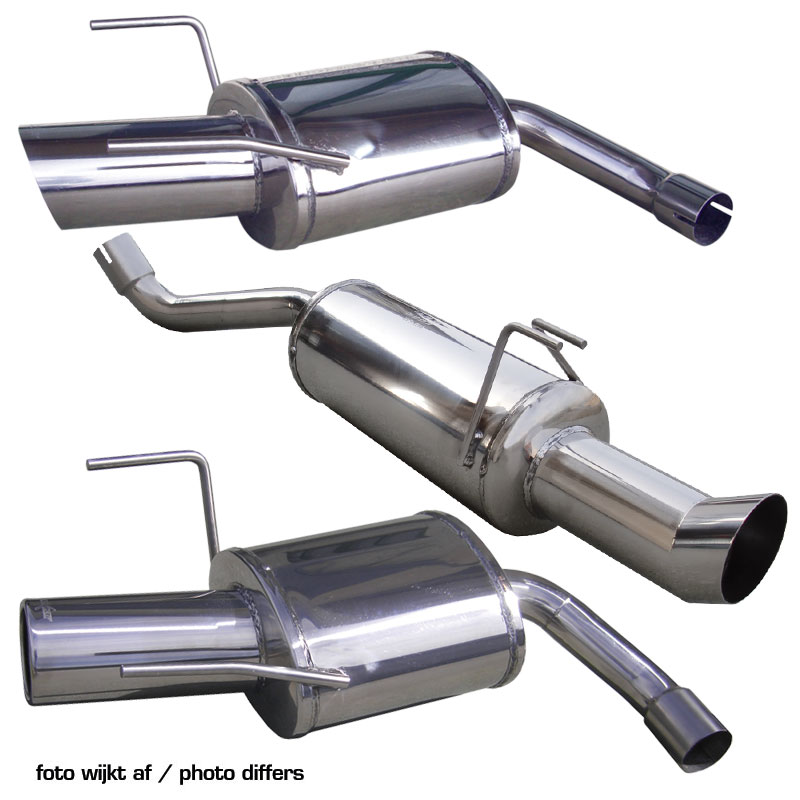 100% RVS Sportuitlaat  Alfa Romeo 146 1.9 TD (90pk) 1994-2000 80mm