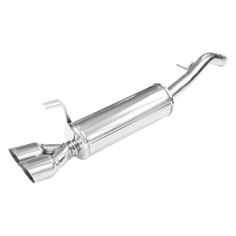 100% RVS Sportuitlaat  Fiat Bravo 1.9 MJET 8v (120pk) 2007- 2x80mm Racing