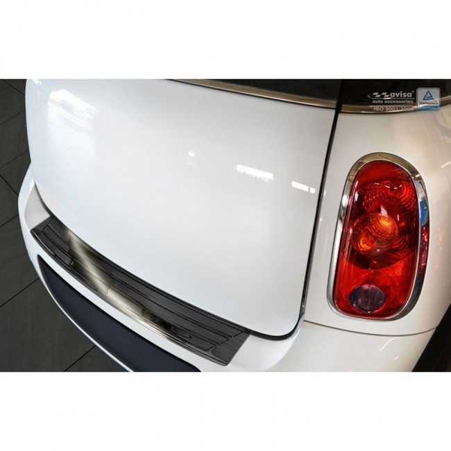 Zwart RVS Achterbumperprotector Mini Countryman R60 2010-2014 'R