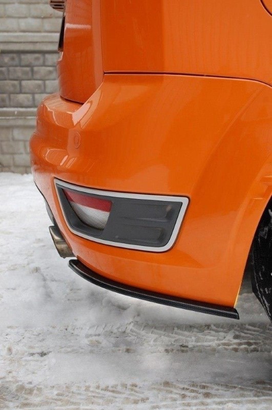 Achterzij Spoilers Ford Focus ST Mk2 Racing Glanzend Zwart