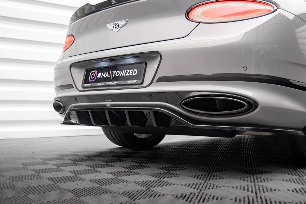 Diffuser Bentley Continental GT Mk3 Maxton Glans Zwart