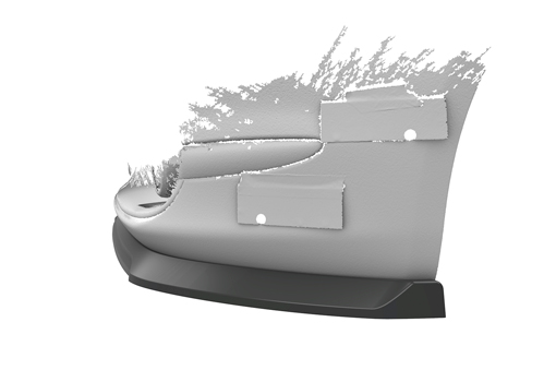 Voorspoiler Fiat 500
