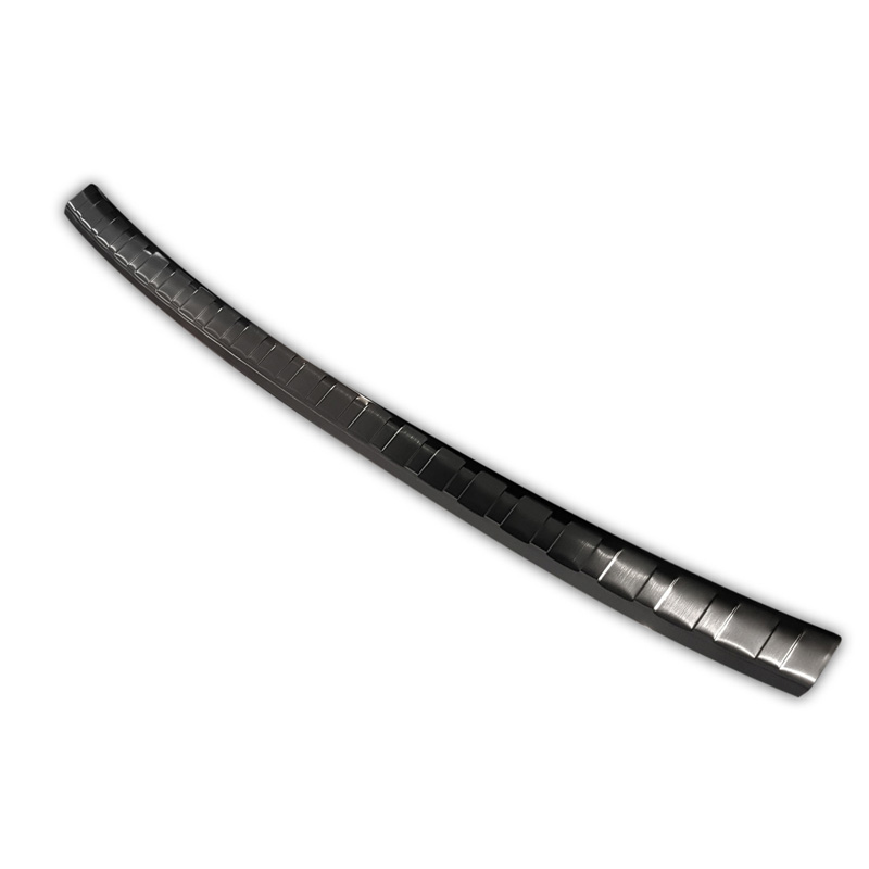 Zwart RVS Achterbumperprotector  Seat Ateca 2016-2020 & FL 2020- 'Ribs'