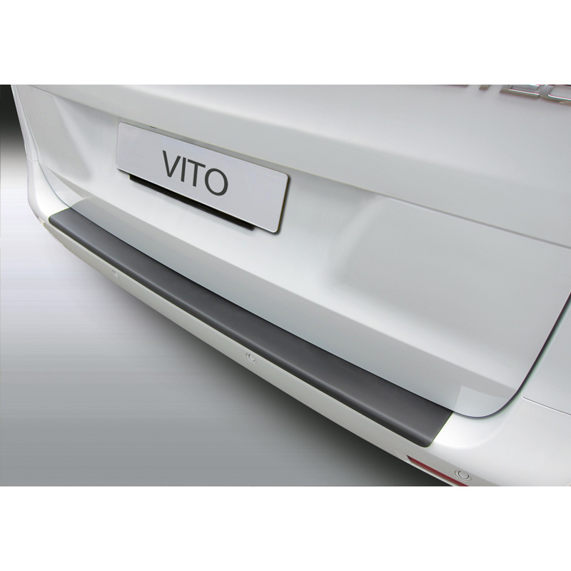 ABS Achterbumper beschermlijst  Mercedes Vito/V-Klasse/Viano 5/2014-2/2019 Zwart