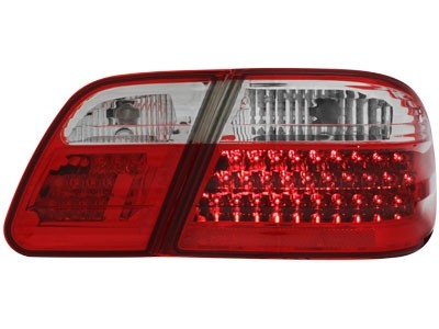 Luces traseras Mercedes E-Class W210 95-02 LED rojo/blanco