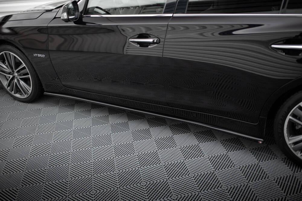 Zijskirts V.2 Infiniti Q50 S Maxton Glans Zwart