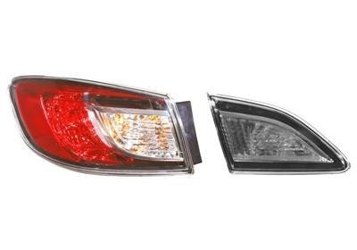 achterlicht, 4 drs, buiten, zonder fittingdeel, links Mazda 3, 2