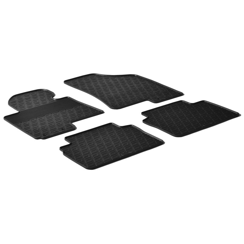 Rubbermatten  Hyundai ix35 / Kia Sportage 5 deurs 2010-2016 (G profiel 4-delig + montageclips)