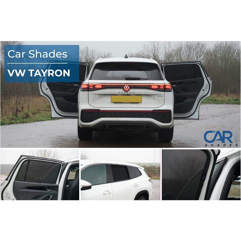 Set Car Shades (achterportieren)  Volkswagen Tayron 2024- (2-delig)