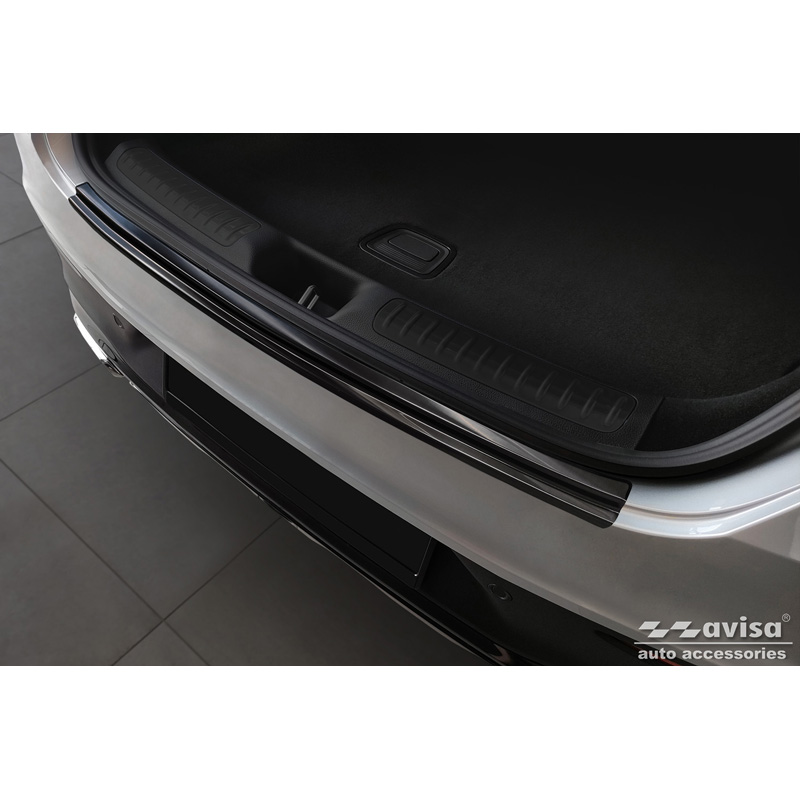 Zwart RVS Achterbumperprotector  Mercedes GLC II Coupé (C254) 2023-