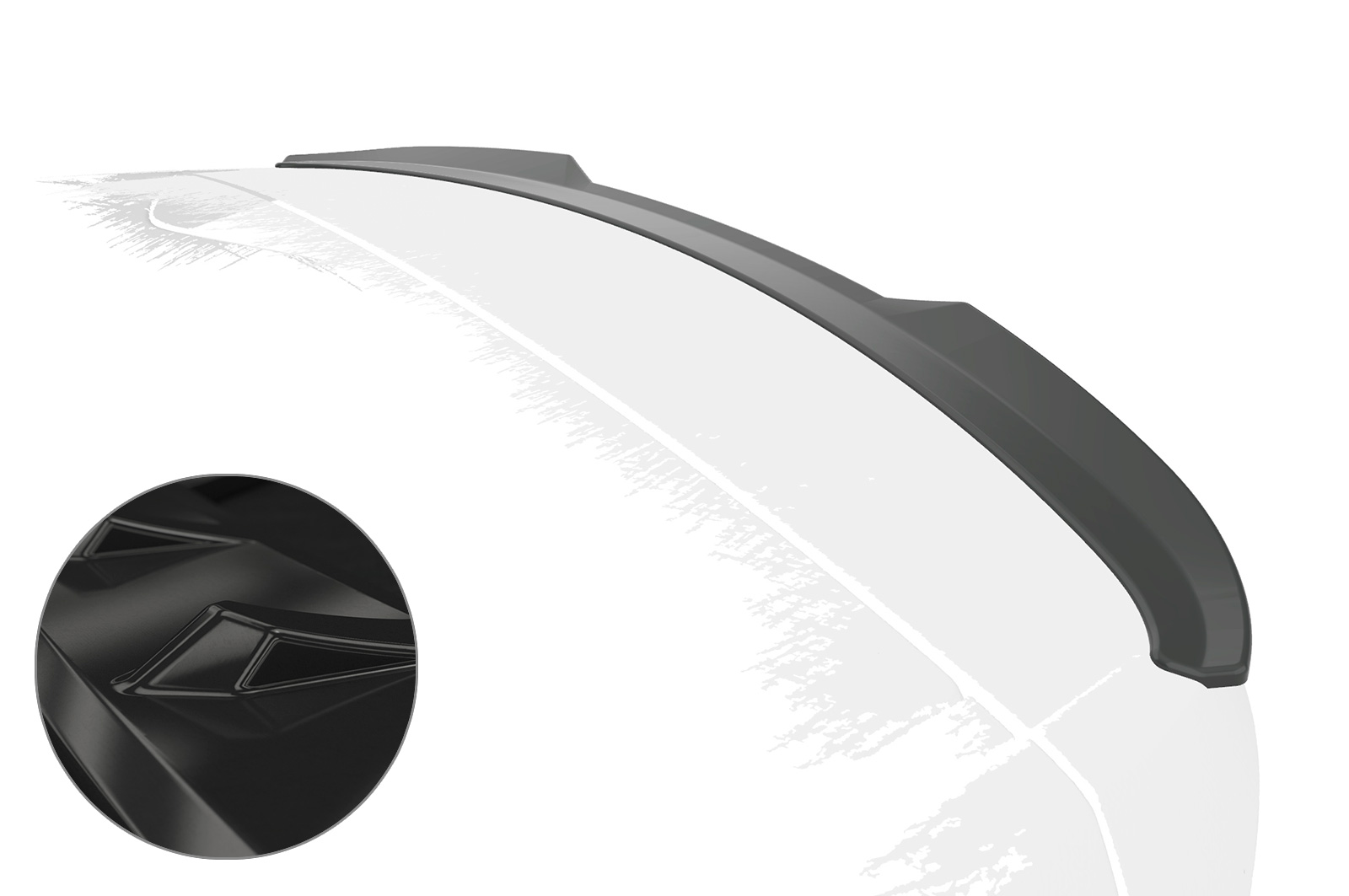 Spoiler Hyundai I30 (GD) CSR glans Zwart