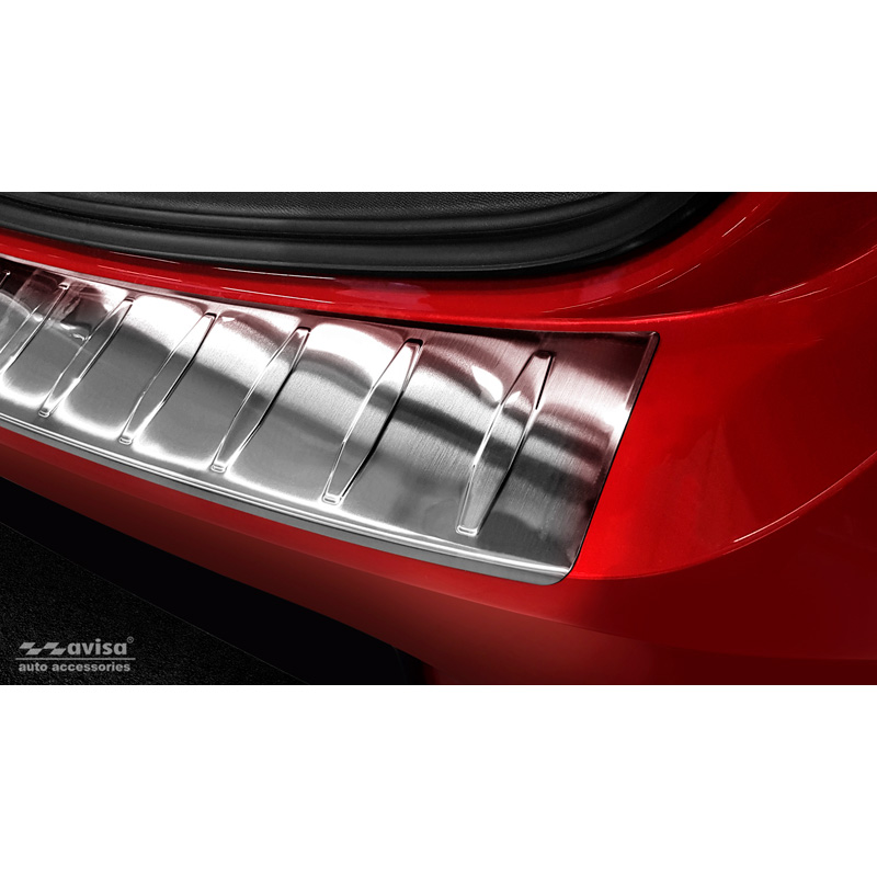 RVS Achterbumperprotector  Opel Corsa F HB 5-deurs GS-Line 2019- 'Ribs'