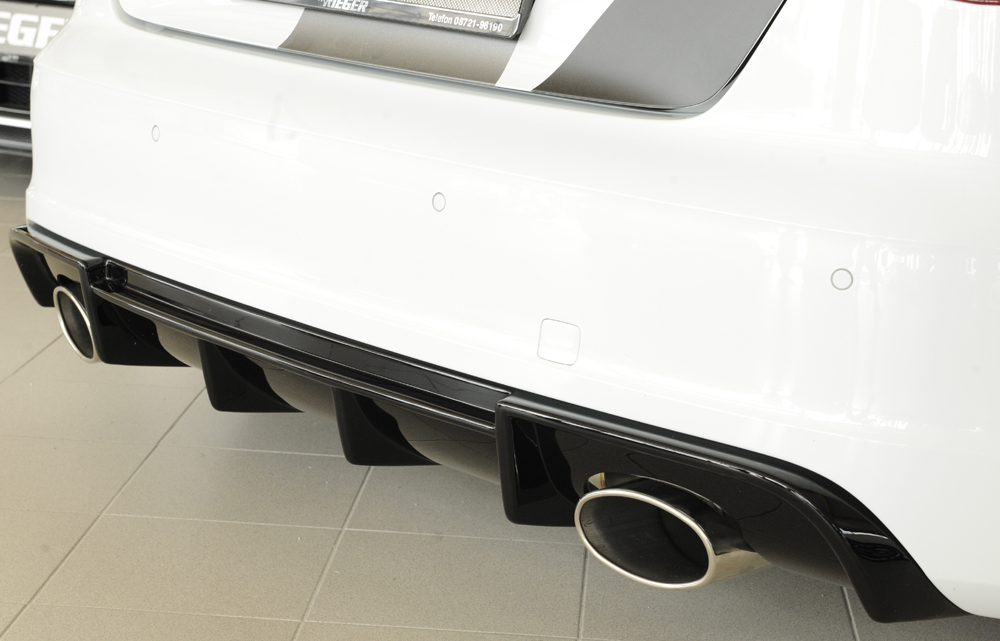 Achteraanzet RS Glossy black Rieger Audi A3 8V 3deurs/Sportback