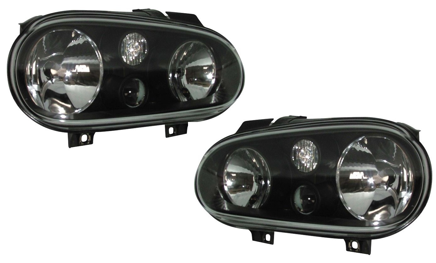 Faros VW Golf IV Black 97-03 excl. Faros antiniebla