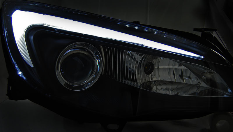 Headlights Opel Astra J LED Daytime running light