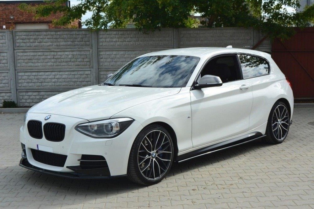 Voorspoiler BMW 1-Serie F20/F21 11-15 M-Power Gloss Black