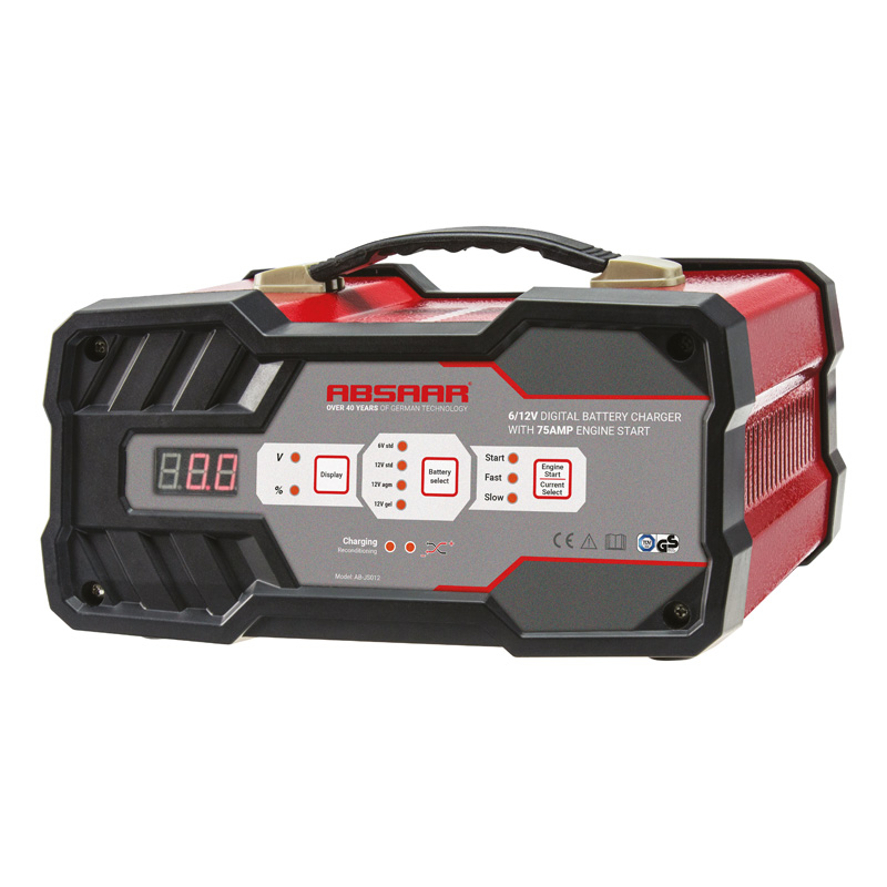 Absaar AB-JS012 Acculader & Jumpstarter 6V/12V 12A