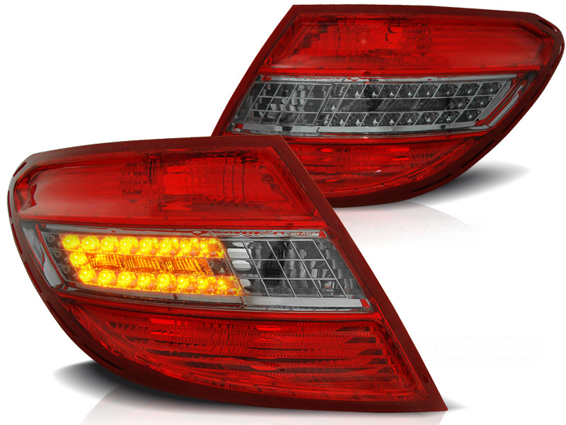 Taillights LED Mercedes-Benz C-Klasse Typ W204 Limo red