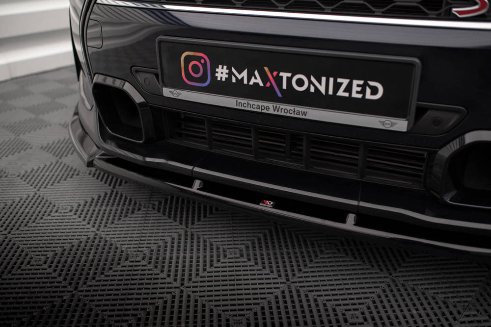 Voorspoiler V.2 Mini Cooper S F56 Facelift 2022 -  Maxton Glans Zwart