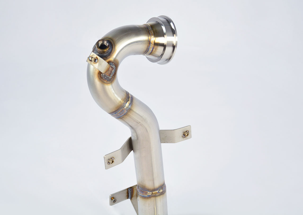 695 ABARTH 1.4T "Rivale" (180 Hp) 2017 Turbo downpipe kit (Replaces catalytic converter) (Automated
