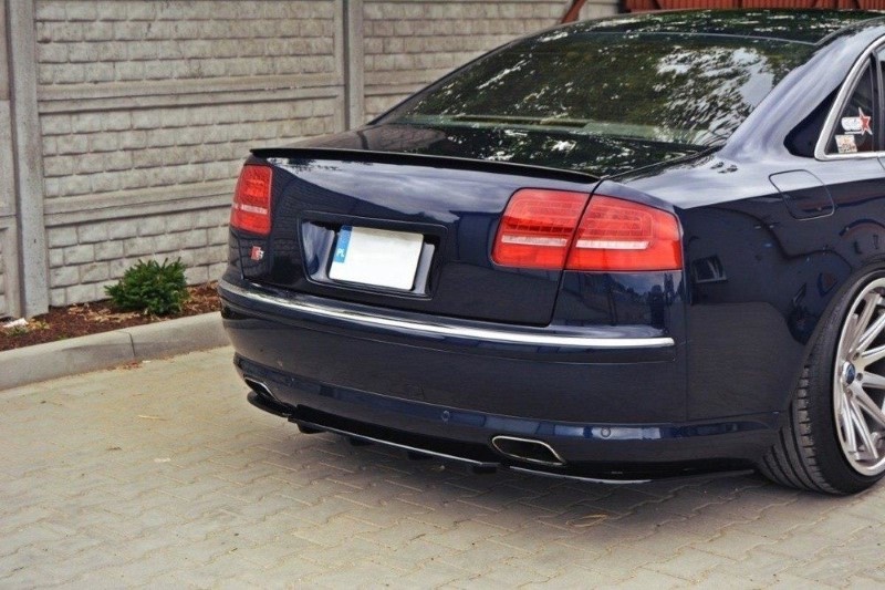 Achterzijde Spoilers Audi A8 W12 D3 Glanzend Zwart