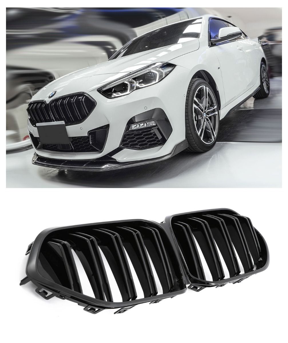 Grill BMW 2 Serie F44 Grand Coupe Glans Zwart