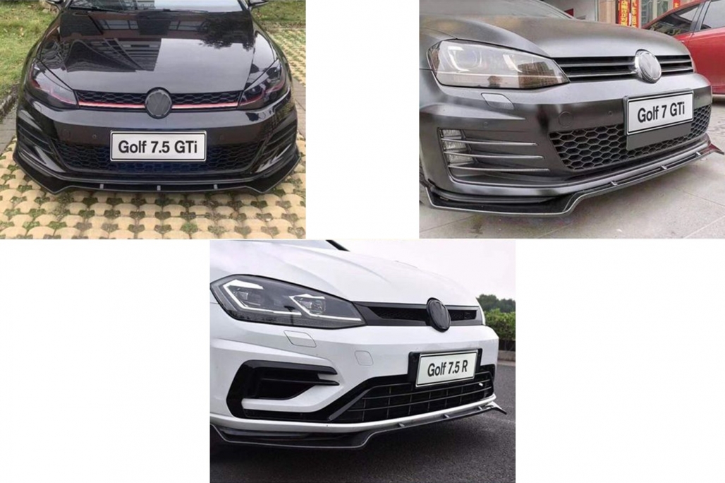 Voorspoiler VW Golf 7 GTI & 7.5 GTI/R