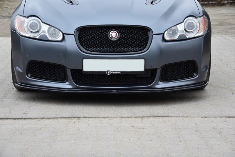 Voorspoiler JAGUAR XF- R V.1 Glanzend Zwart