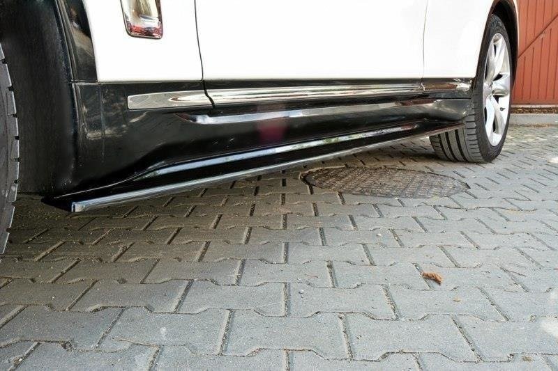 Zijskirts Diffusers Infiniti QX70 Glanzend Zwart