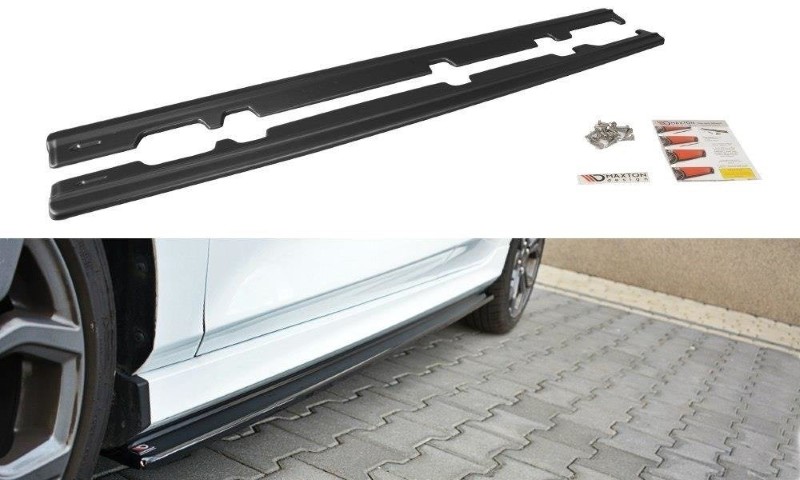 Zijskirts Diffusers Ford Fiesta Mk8 ST / ST-Line V.1 Glanzend Zwart