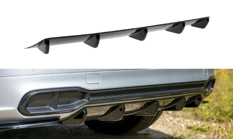 Diffuser Audi SQ5 / Q5 S-Line Maxton Glans Zwart