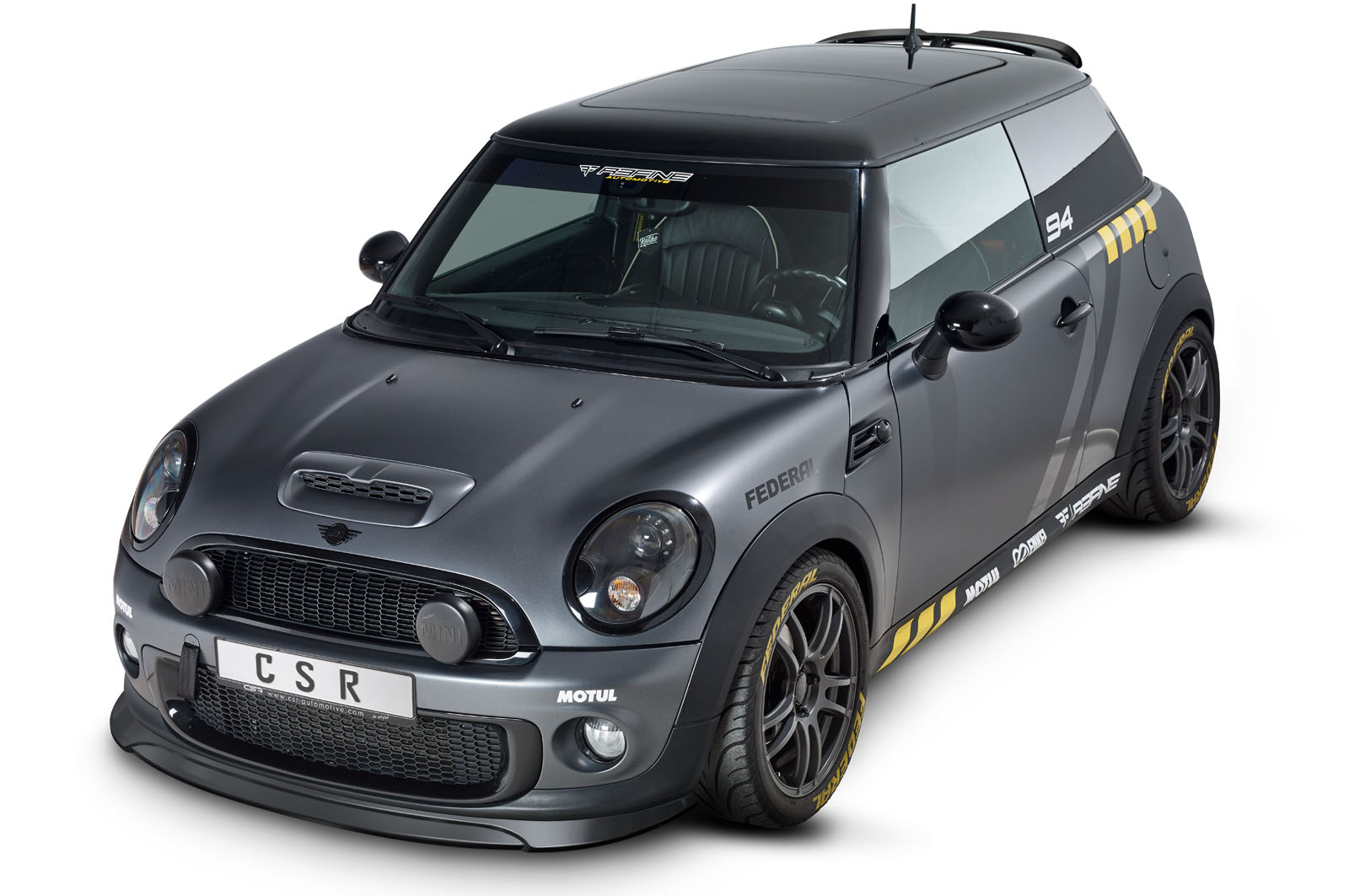 Voorspoiler Mini Rxx Glans Zwart – 2006–2016