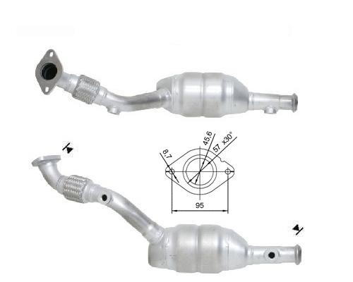Renault KANGOO 1.2i 16V 1149 cc 55 Kw / 75 cv D4F Magnaflow CAT