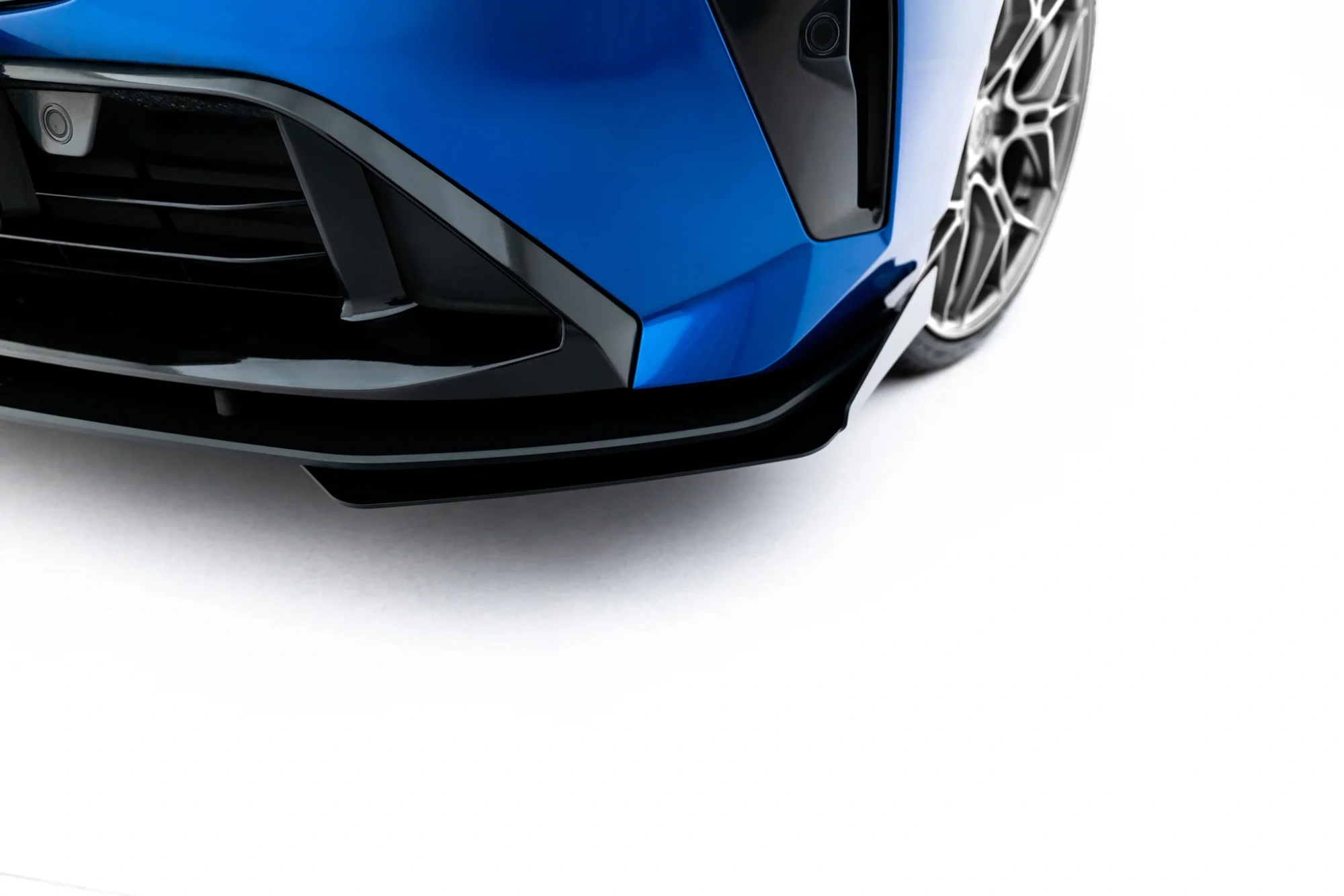 Street Pro Voorspoiler + Flaps BMW 1 M-Pack F70 / BMW 2M-PACK F74 Maxton Glanzend zwart