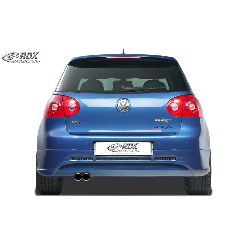 Achterskirt  Volkswagen Golf V GTI/R Hatchback 3/5-deurs 2003-2008 (uitlaat links) excl. Variant/Plus (ABS)