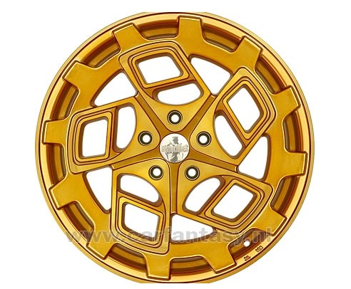 RADI8 CM9 9.5x18 5x100 35 Brushed Gold 66,6 Velgen