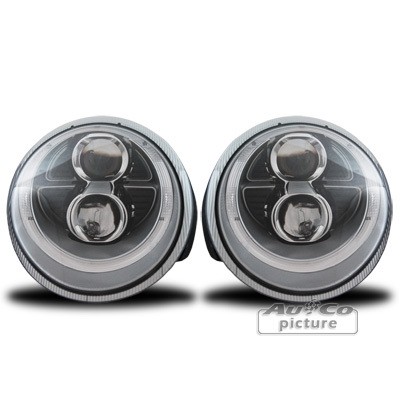 Headlights Porsche 997 LED DRL Look Xenon