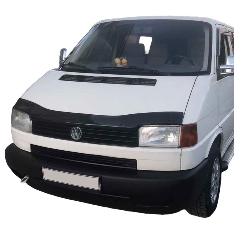 Motorkapbeschermer (steenslagcover)  Volkswagen Transporter T4 1991-2003 - Glanzend zwart