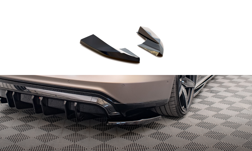 Zijdiffusers V.2 Audi E-Tron GT & RS GT Maxton Glans Zwart