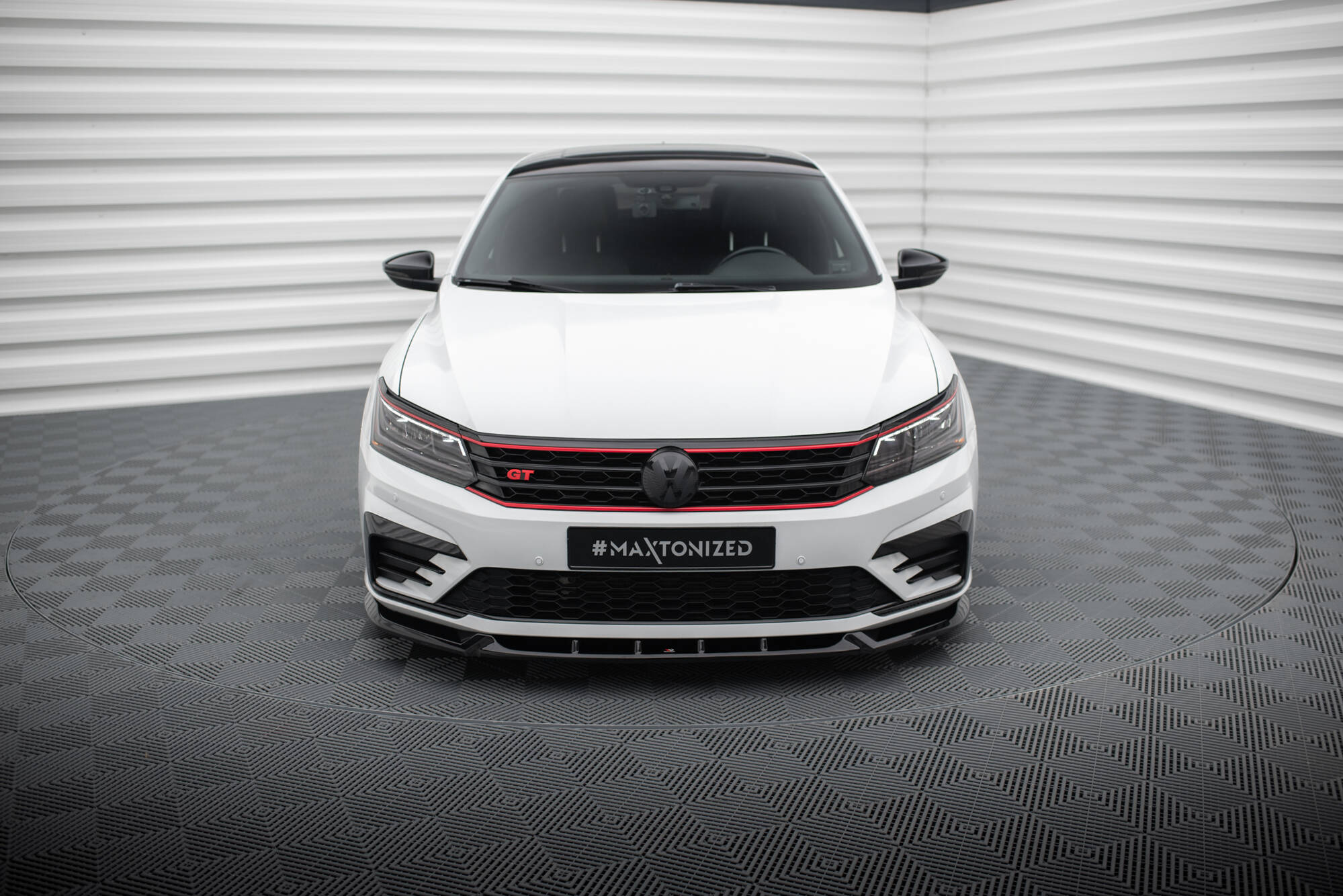 Bodykit Volkswagen Passat GT B8 Facelift USA Maxton Glanzend zwart