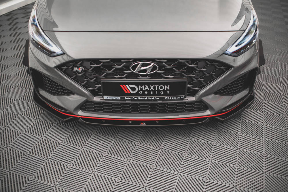 Voor splitter met flaps Hyundai I30 N Hatchback Mk3 Facelift