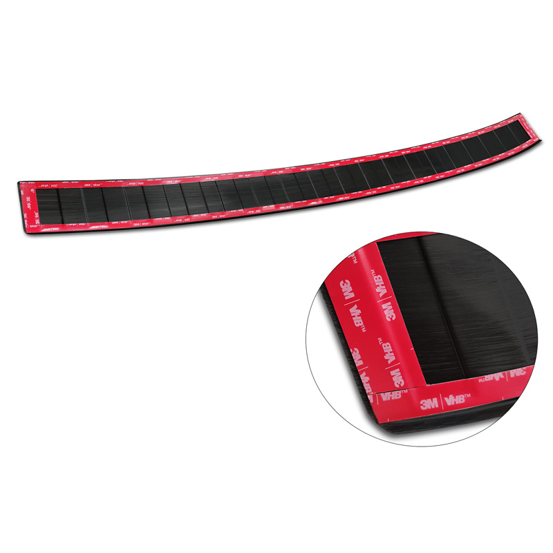 Zwart RVS Achterbumperprotector  Volkswagen Multivan T7 2021- 'Ribs'