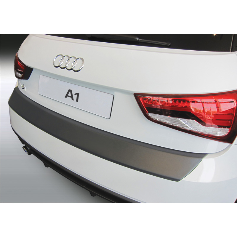 ABS Achterbumper beschermlijst  Audi A1 S-Line & S1 Facelift 1/2015-10/2018 Zwart