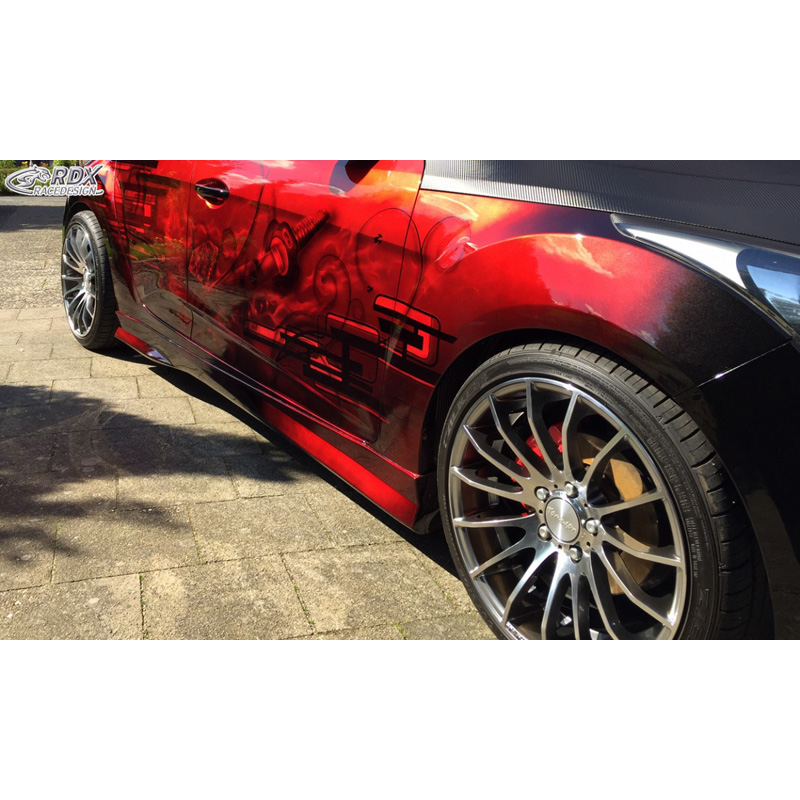 Sideskirts  Hyundai Veloster (FS) 2011- (ABS)