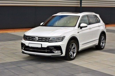 Voorspoiler VW Tiguan 2 15-20 R-Line Glans Zwart