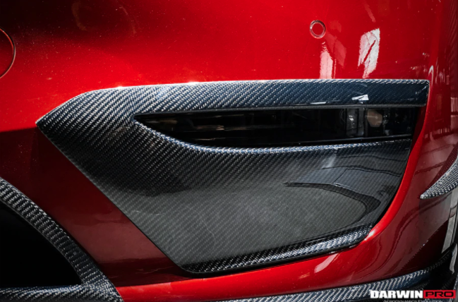 Tesla Model Y IMP Style Carbon Fiber DRL Cover 2020-2022
