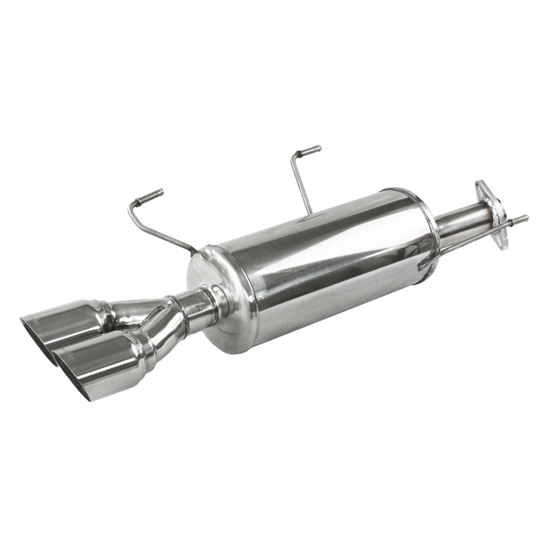 100% RVS Sportuitlaat  Nissan Juke 1.6 DIG-T 2WD (190pk) 2011- 2x80mm Racing